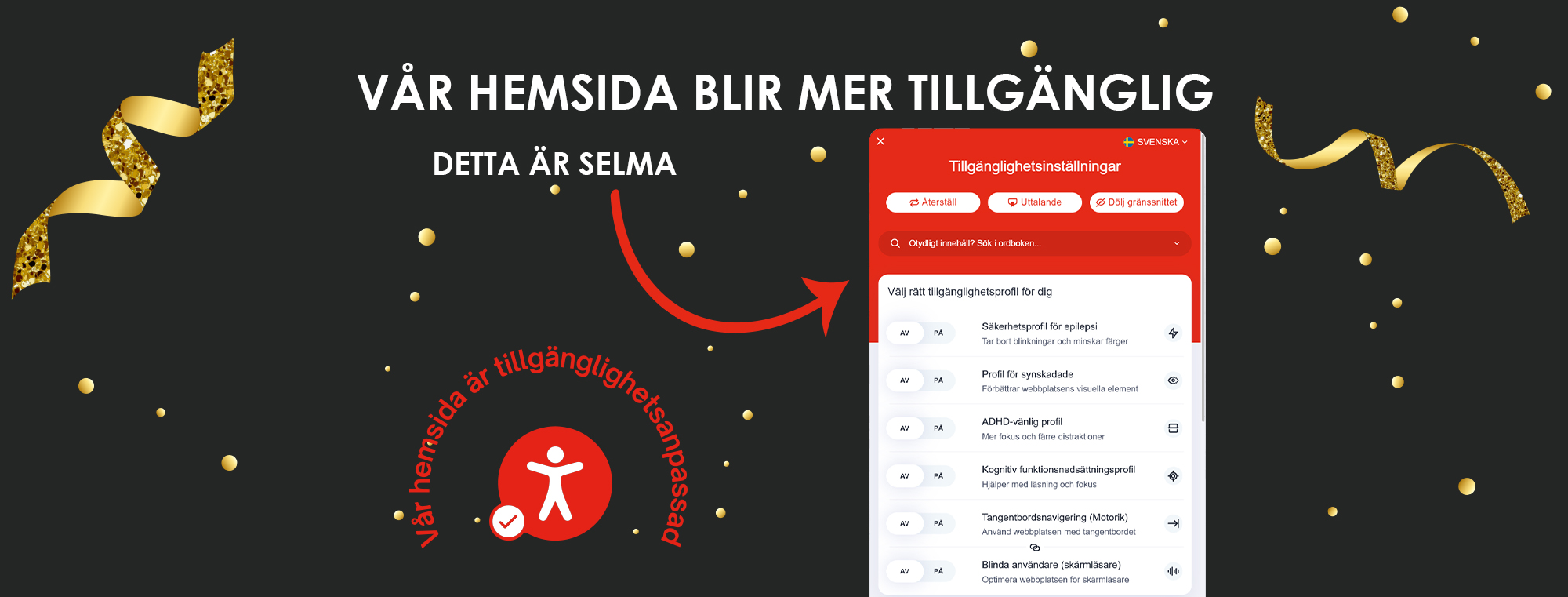 SELMA på startidan